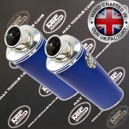 Twin Blue trioval single outlet